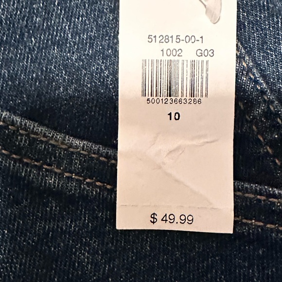 Old Navy OG Straight Dark Denim - New With Tags - Picture 5 of 6